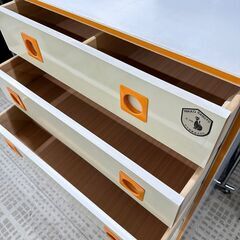 【ジモティ特別価格】日光産業 チェスト 7段 レトロ ネコ印の画像