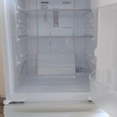 美品！半額未満！右開きでも左開きでも！都内引き取り限定！SHARP ノンフロン冷凍冷蔵庫 SJ-D14E-W 白の画像