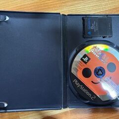 ソフト＆純正8MBメモリーカード　太鼓の達人 タタコンでドドンがドン　PS2の画像