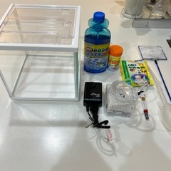 GEX20cmキューブ水槽セット　美品