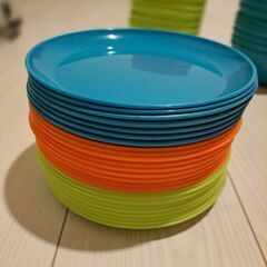 食器　プラスチック　アウトドア用品の画像