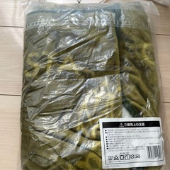 【コレクション品】コーヒーの名店オリジナル膝掛けブランケット　一枚の画像