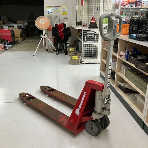 【中古】【店頭引取限定】Bishamon ビシャモン ハンドパレットトラック 標準タイプ 1.5t BM-15M 44,000円（税込）