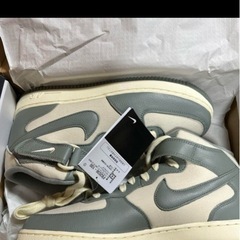 NIKE AIR FORCE 1 グレー/ベージュ 高トップ