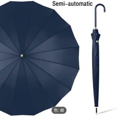 【新品未使用】防風傘 リブ（骨）16本 ネイビー 