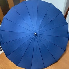 【新品未使用】防風傘 リブ（骨）16本 ネイビー の画像