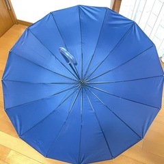 【新品未使用】防風傘 リブ（骨）16本 ネイビー の画像