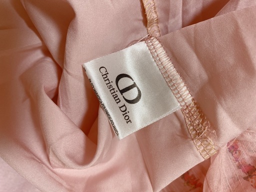 クリスチャン・ディオール 半袖ワンピース ピンク Christian Dior クリスチャンディオール 半袖ワンピース ピンク
