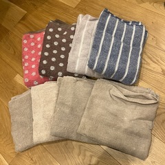 使い古したバスタオル8枚