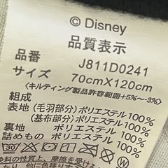 ディズニーの敷布団カバー♥️子ども用♥️冬用の画像