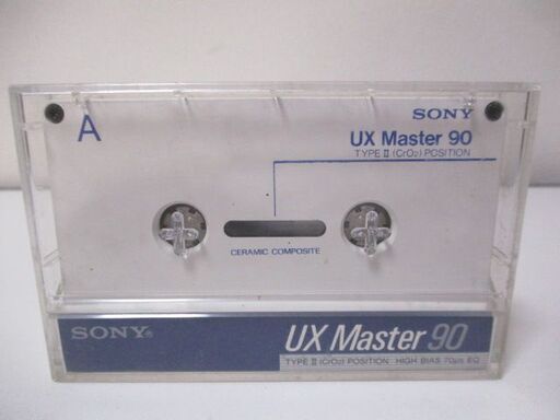 G∝152 カセットテープ ソニー UX Master 90 ハイポジション TypeII SONY 検：セラミックコンポジット オーディオ機器 記録媒体
