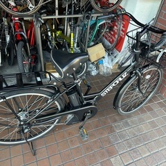 26インチ　ブリジストンSTEPCRUZ（ステップクルーズ）電動アシスト自転車　ブラックの画像