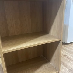 2段カラーボックス