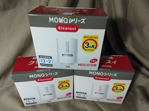 交換用カートリッジ MONOシリーズ クリンスイ ホワイト MDC01SW [2個]　3セット