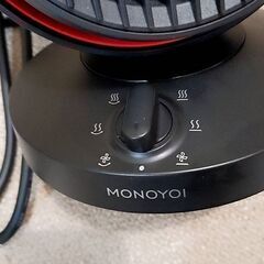 セラミックファンヒーター　MONOYOI M05 3段階風量切替 自動首振り　３秒速暖　転倒自動OFFの画像