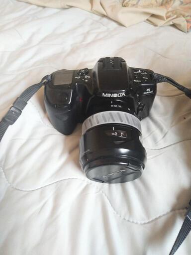 MINOLTA 一眼レフカメラ ストラップ・ケース付き
