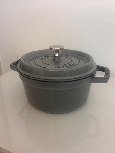 ストウブ staub ピコ ココット ラウンド 20cm グレー