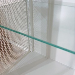 引き取り決定　キャビネット 収納 ガラス の画像