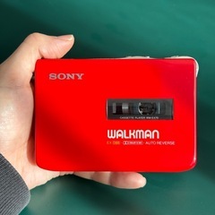 【美品】SONY/ソニー カセットウォークマン ヴィンテージの画像