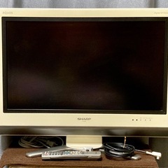 SHARP　AQUOS  液晶カラーテレビ