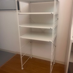 無印良品 スチールユニットシェルフ ライトグレー 120cm