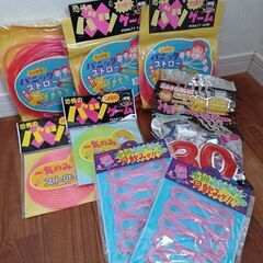 3mや極細等様々ストロー・クラッカー　パーティー二次会