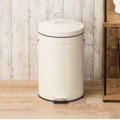 ニトリ ペダルペールソフトクローズ 12L（アイボリー）