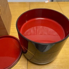 重箱 おせち箱 丸型3段の画像