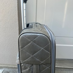 キャリーケース キャリーバッグ 布製 シルバーの画像