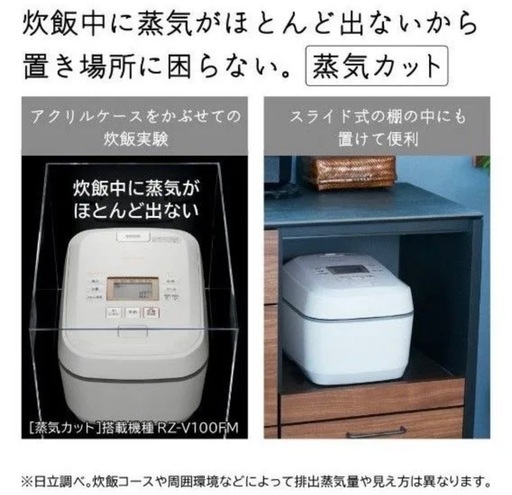 ふっくら御膳 RZ-V100FM-W （フロストホワイト）