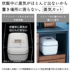ふっくら御膳 RZ-V100FM-W （フロストホワイト）の画像