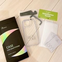 iPhone 14 plus 用 フィルム付きケース
