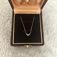 K10WG レイヤー ダイヤモンド ネックレス