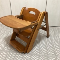 【お取引中】ミーブル　スライドチェア　ハイローチェアの画像