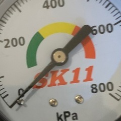 エアーゲージ　SK11 の画像