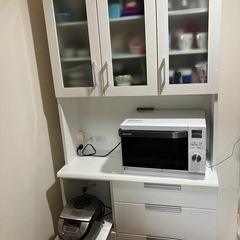 【急募】22日、23日、24日取りに来れる方、ニトリの食器棚の画像