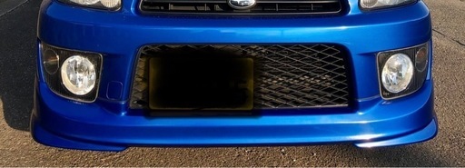 プレオRSフロントバンパー純正ハーフスポイラー