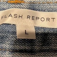 フラッシュリポートクラッシュ加工デニムの画像