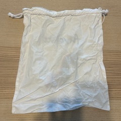 fran de lingerie 巾着　白　シンプルの画像