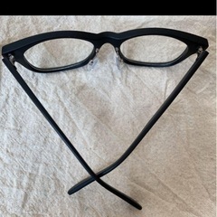 本日受付終了❗️伊達メガネ👓　マットブラック　の画像