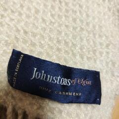 johustons  カシミヤ100%ひざ掛け  柔らかい 厚手 冬 秋冬 無地   大判ストール 　　の画像