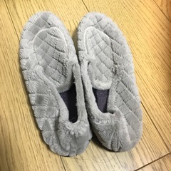 未使用Lサイズ　グレー ローファーボアの画像