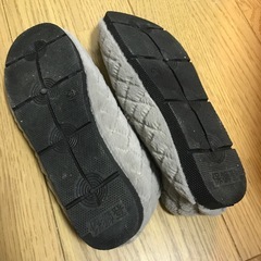 未使用Lサイズ　グレー ローファーボアの画像