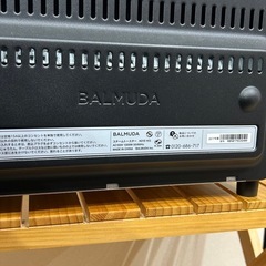 バルミューダ スチームトースター 2017年製の画像
