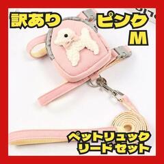 訳あり ペットリュック 犬 猫 散歩リュック リード付きハーネス...