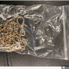 銀座カネマツエナメルチェーンバックの美品の画像