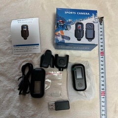 値下げしました！【新品未使用】アクションカメラ ボディーカメラ 防犯 高画質 ビデオの画像