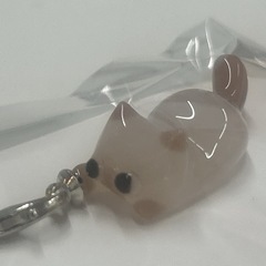 猫ちゃんキーリング　ハンドメイド
