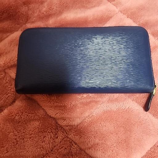 プラダ財布、色ブルー PRADA プラダ財布サフィアーノ バイカラー