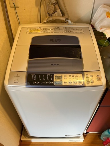 安心の6ヶ月保証付き【HITACHI】7.0kg 全自動洗濯機お売りします！ - 家電
